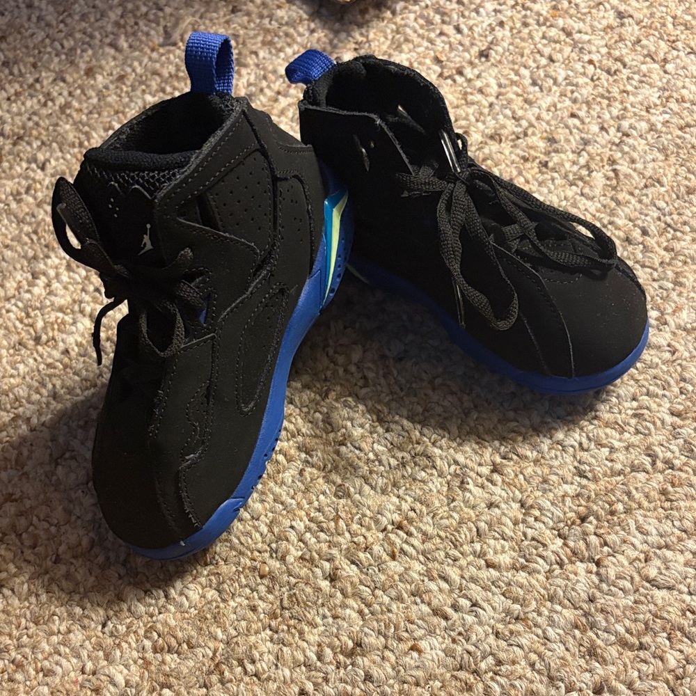Kids Black and Blue Sneakers - Picture 3 of 3